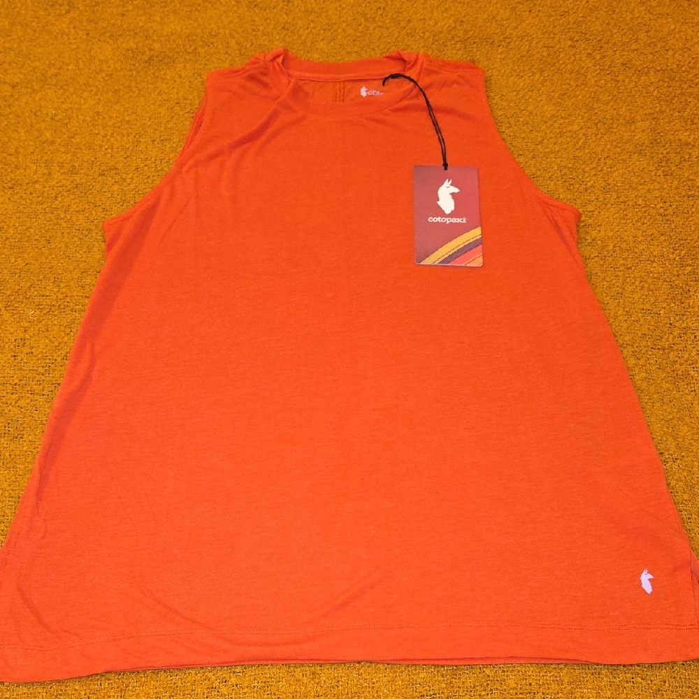Cotopaxi Paseo Travel Tank Vibrant Orange Women's